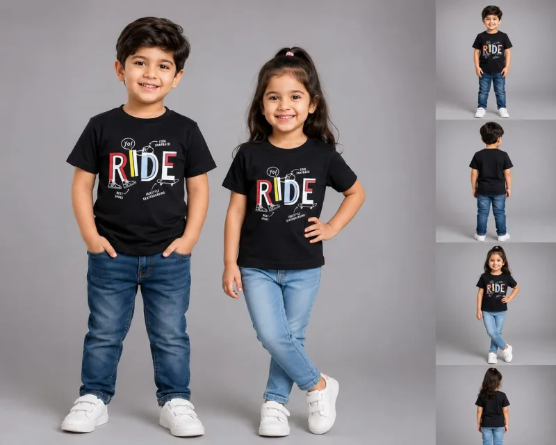 Ride Skateboarding Graphic Printed T-Shirt