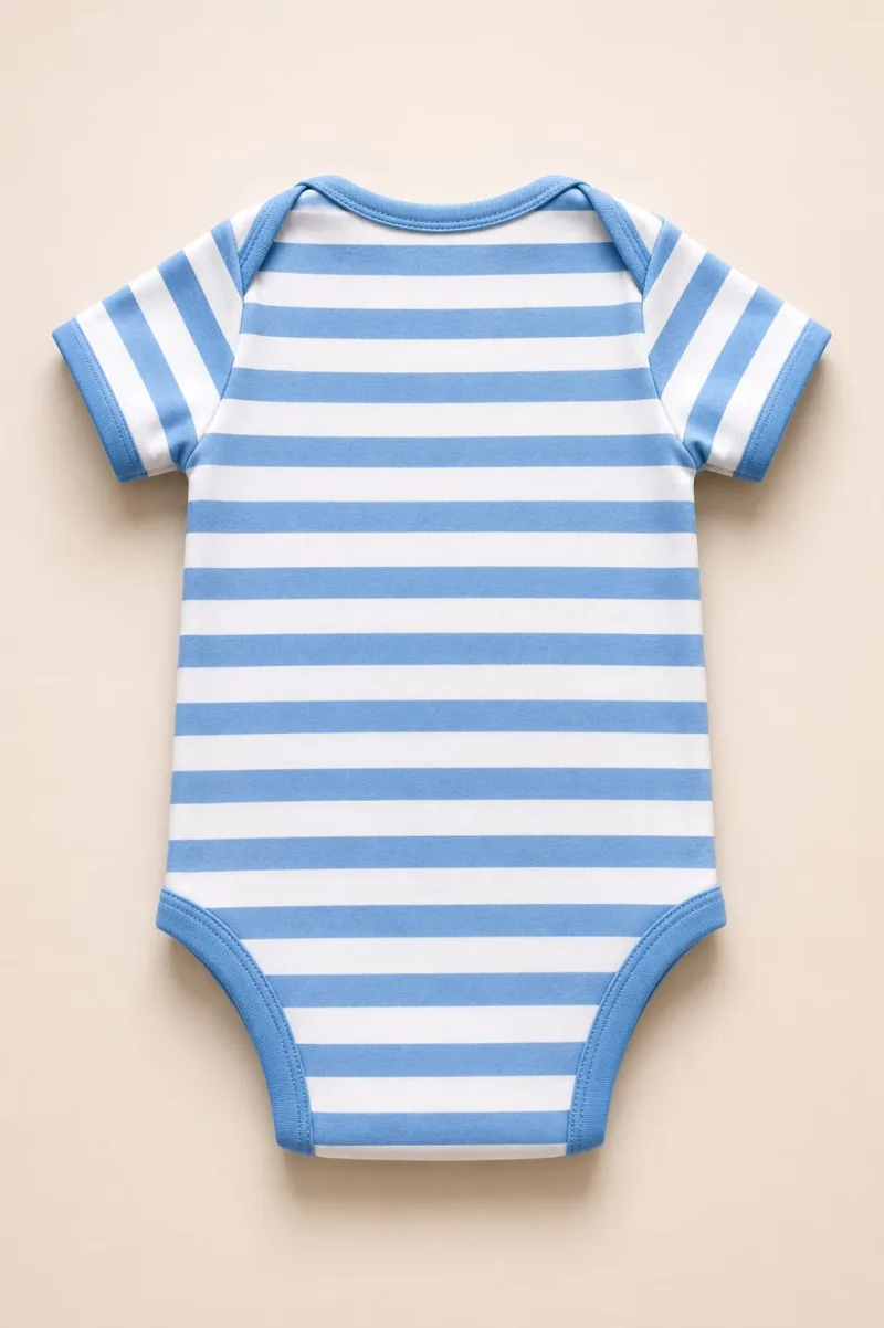 Baby Blue & White Bodysuit – view 4