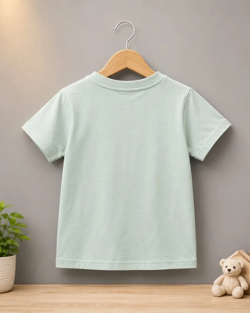 Boys Printed Graphic Round Neck Cotton-Style T-Shirt – view 2