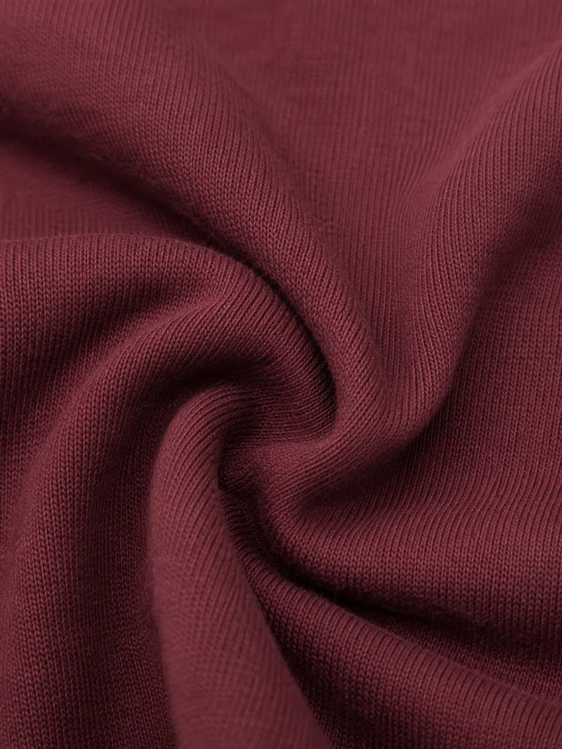 Kids Maroon Solid Pocket Sweatshirt – view 4