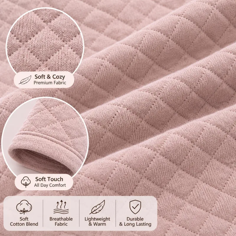 Girls’ Quilted Full-Sleeve Warm Jacket – Soft Cotton Blend – view 4