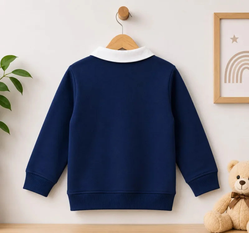 Kids "Paris Since 89" Shirt-Collar Sweatshirt – view 5