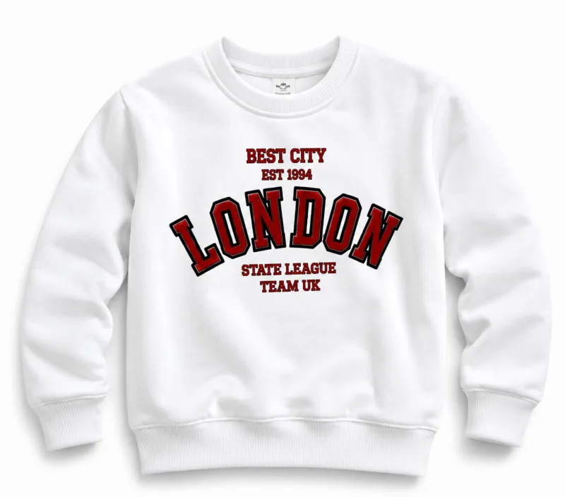 Kids "London Best City" Graphic Sweatshirt – view 2