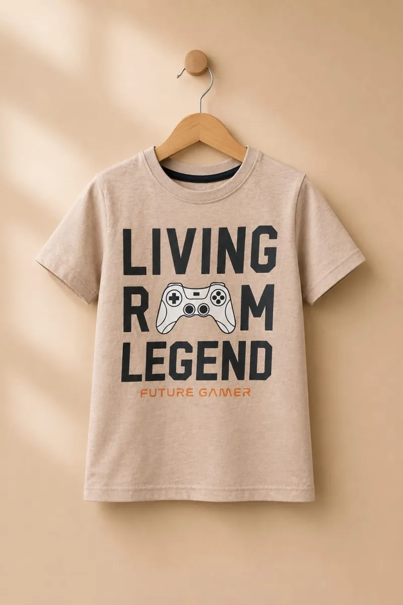 Boys Living Room Legend Gaming Graphic T-Shirt – view 2