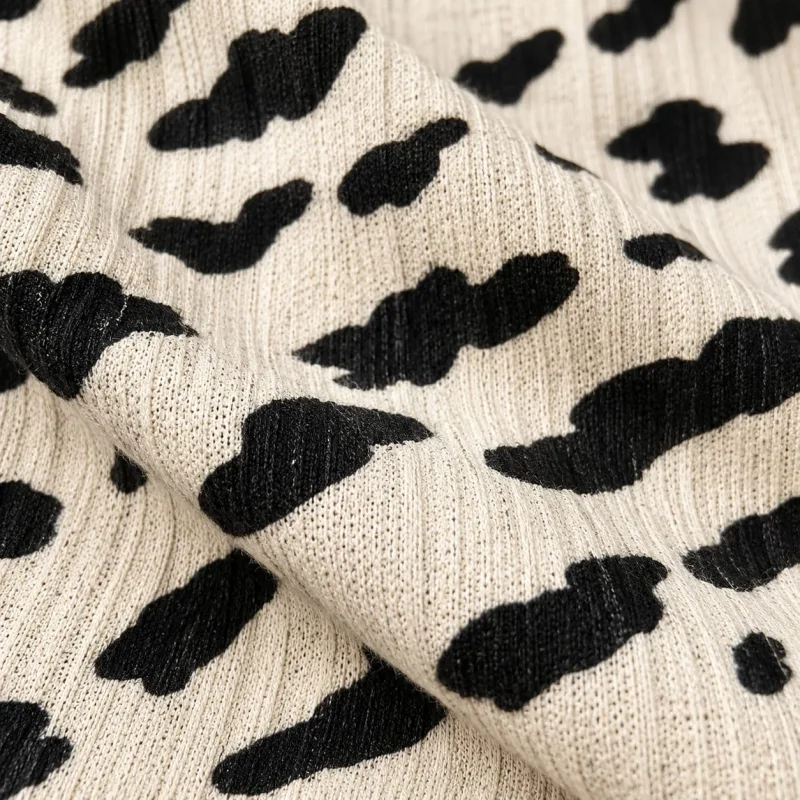 Girls Printed A-Line Dress with Flutter Sleeves – view 5