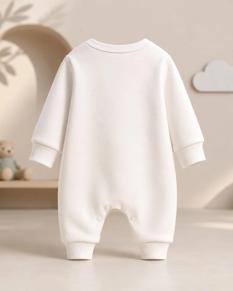 Baby Unisex Full Sleeve Cotton Animal Print Romper – view 3