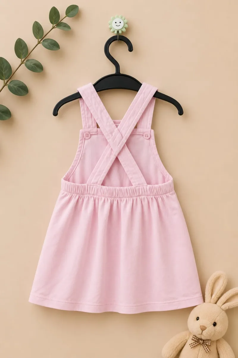 Girls Bunny Face Pinafore Dress – view 3