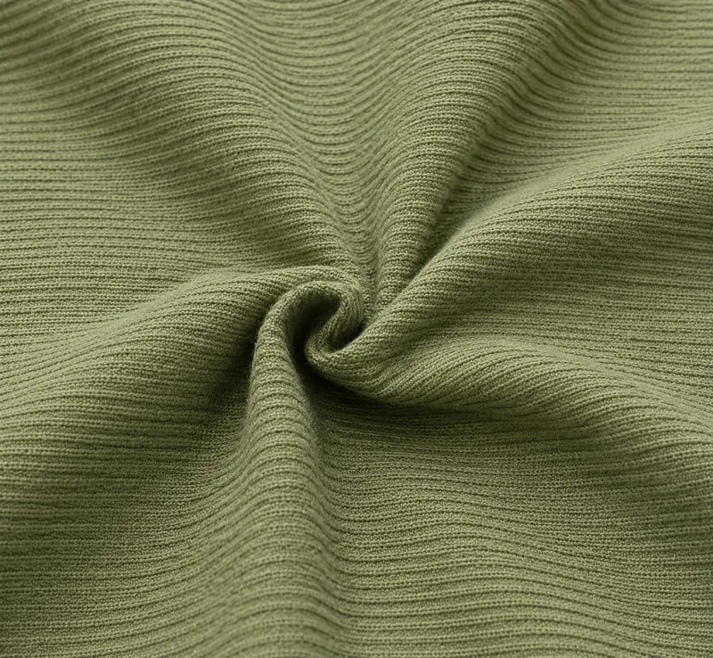 Boys Olive Green Textured Pocket T-Shirt – view 2