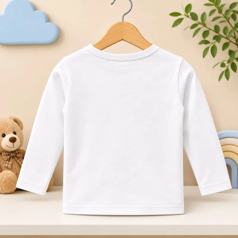 Baby Full Sleeve 100% Cotton Bear & Star Print T-Shirt – view 4