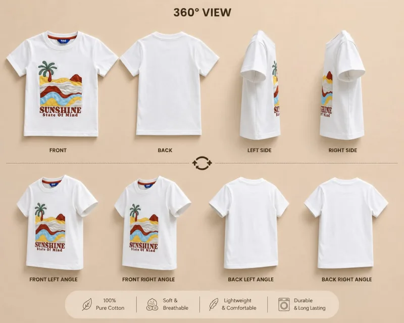 Boys Sunshine State of Mind Graphic T-Shirt – view 5