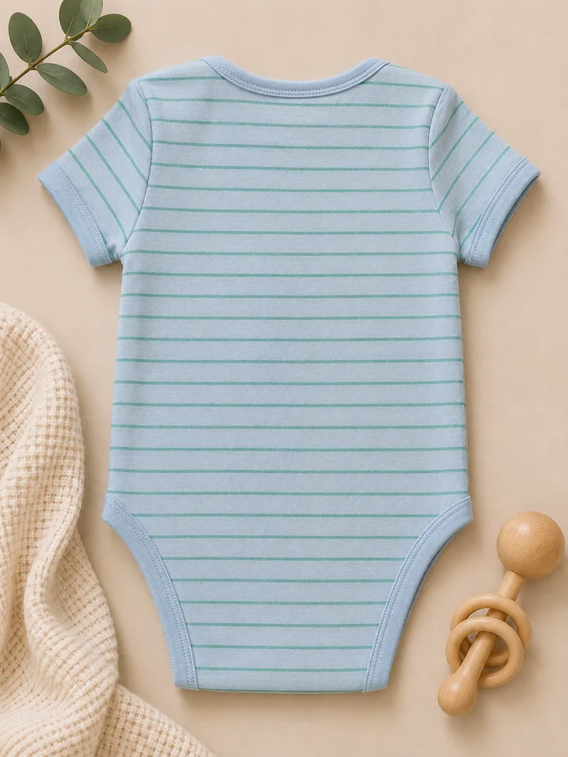 Baby Text Print Bodysuit – view 3