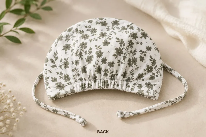 Floral Baby Bow Cap – view 3