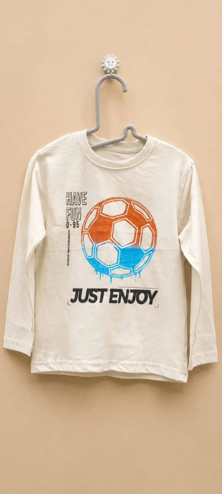 White – Football Print