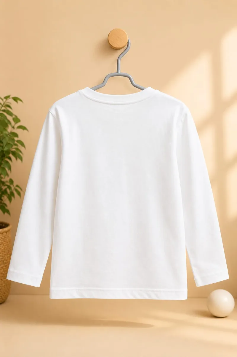 Boys Printed Full Sleeve Round Neck T-Shirt – view 2