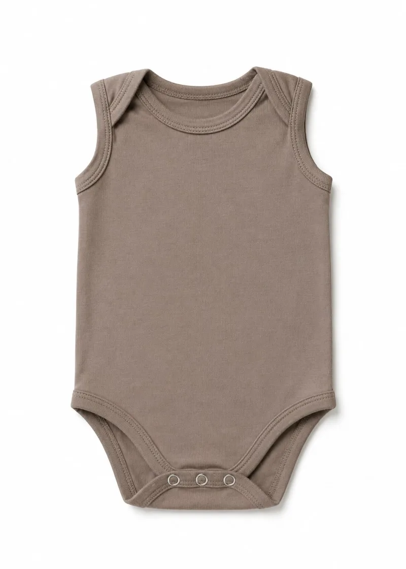 Baby Sleeveless Envelope-Neck Bodysuit – view 1