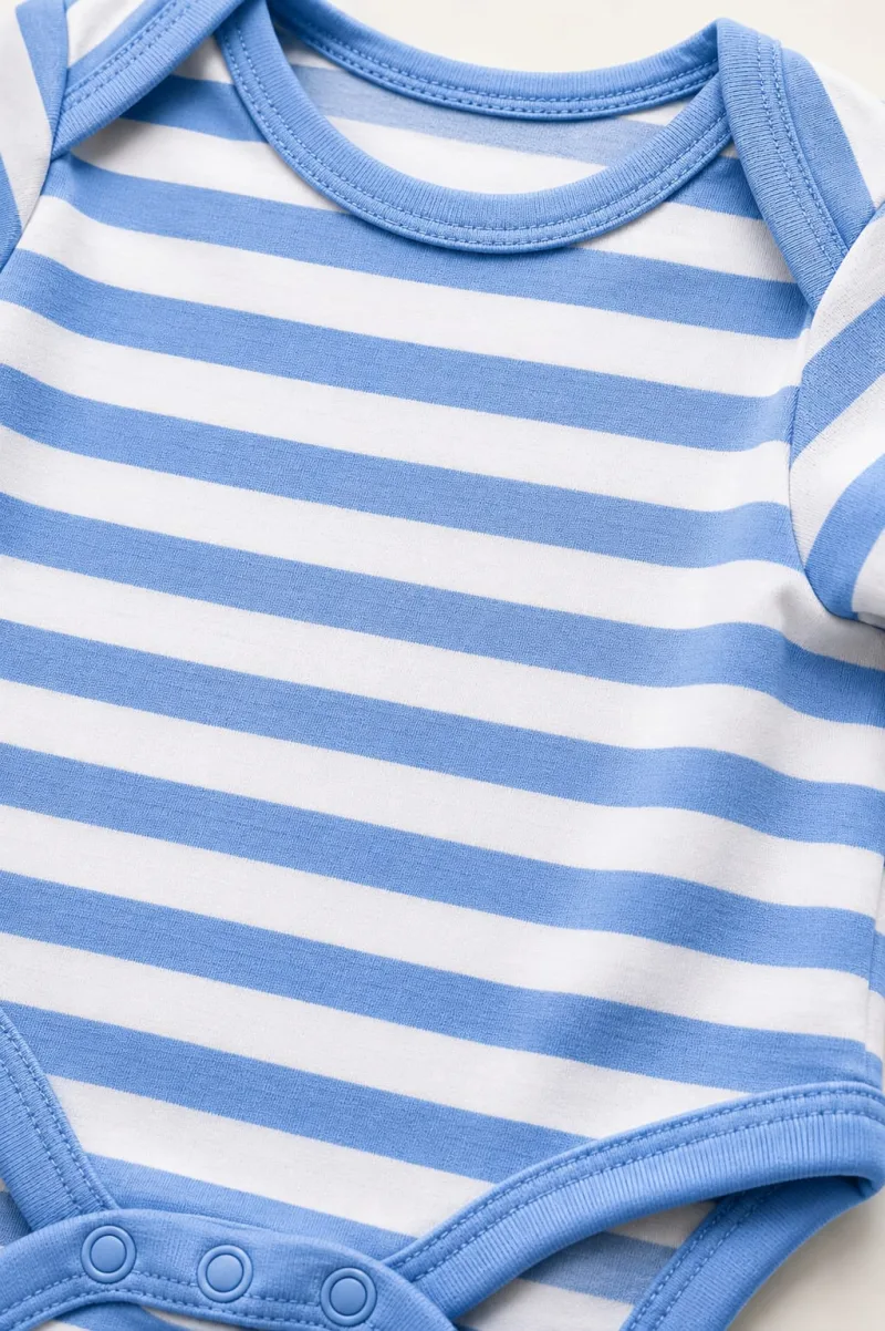 Baby Blue & White Bodysuit – view 2