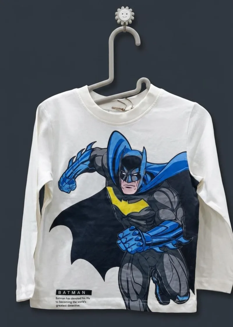Batman Printed Full Sleeve T-Shirt for Boys – view 1
