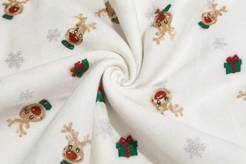 Boys White Reindeer & Gift Box Print Shirt – view 7