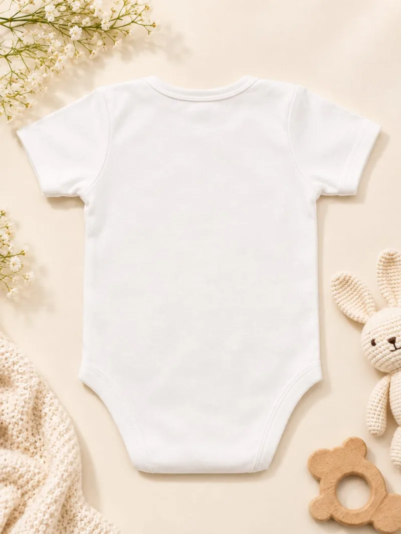 Baby White Pressed Wildflower Print – view 5